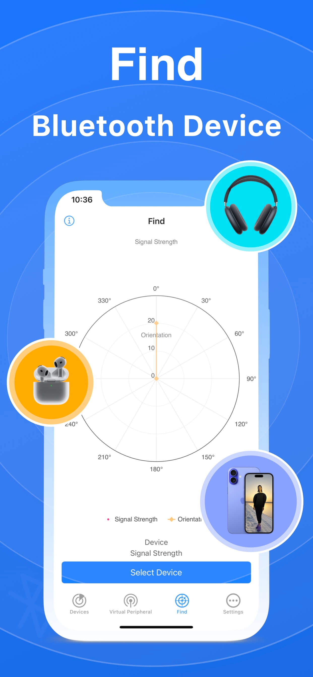 Find Bluetooth devices